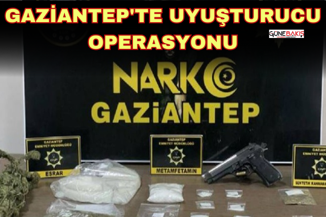 Gaziantep'te uyuşturucu operasyonu: 14 şüpheli gözaltına alındı